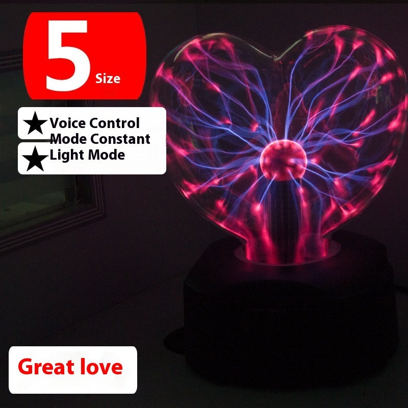 Love Heart Ion Ball Magic Lamp Touch Static Induction Ornaments - ZEXO 