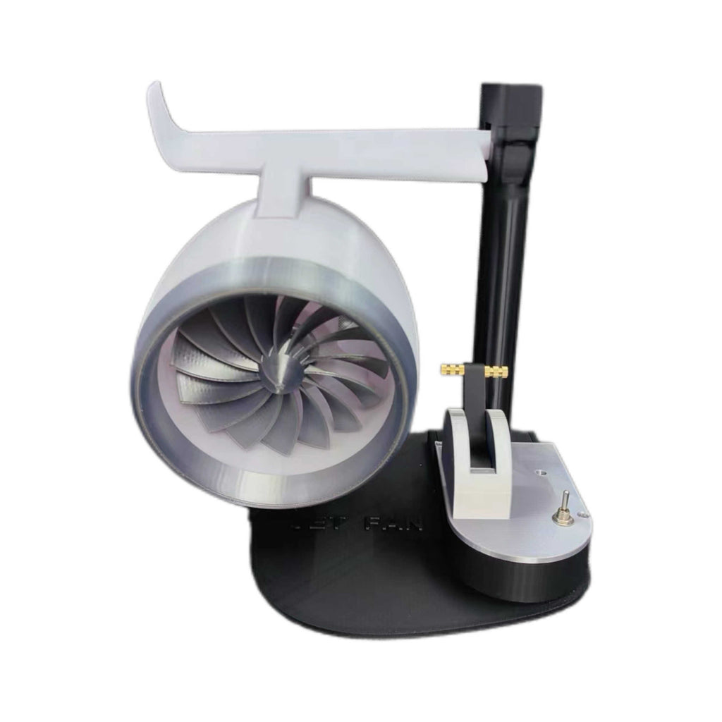 12V Desktop Fan Toy – Mini Engine Turbine Desk Gadget-ZEXO 