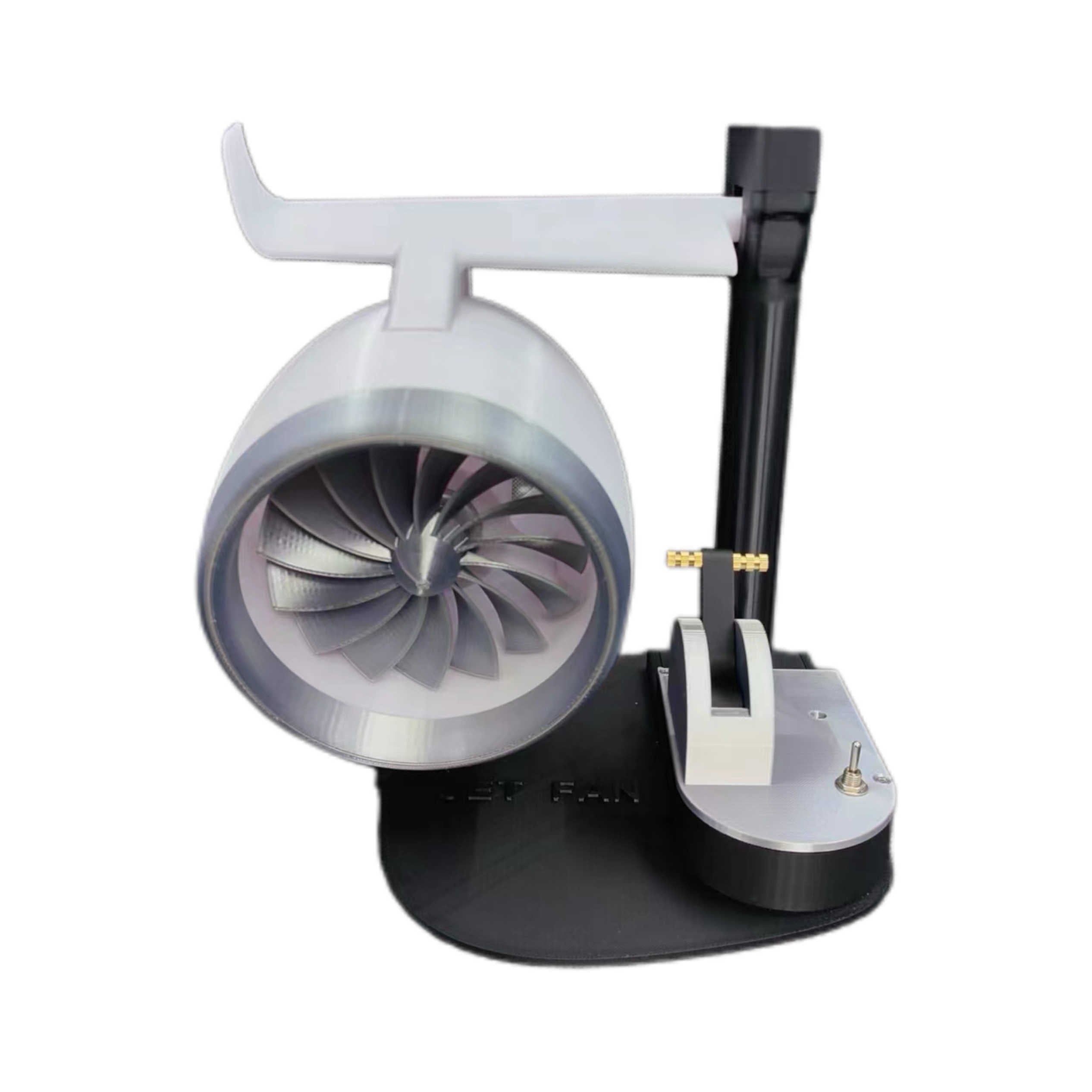 12V Desktop Fan Toy – Mini Engine Turbine Desk Gadget-ZEXO 