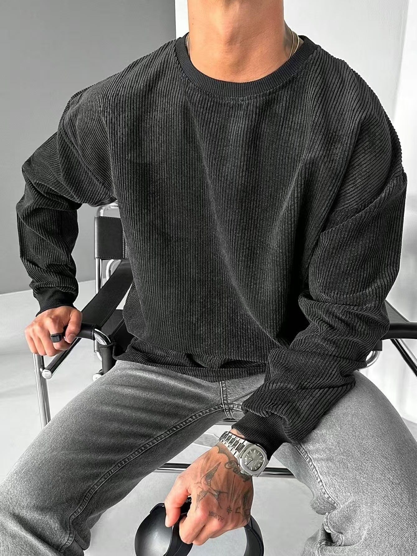 Casual Trends Round Neck Sweater Long Sleeve - ZEXO 