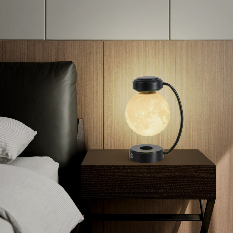 Creative Personality Magnetic Levitation Moon Lamp For home Bedside Table Lamp - ZEXO 