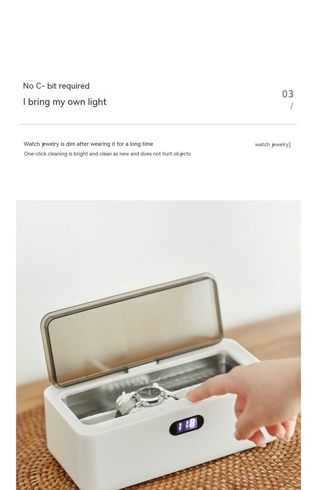 Contact Lens Ultrasonic Cleaning Machine - ZEXO 