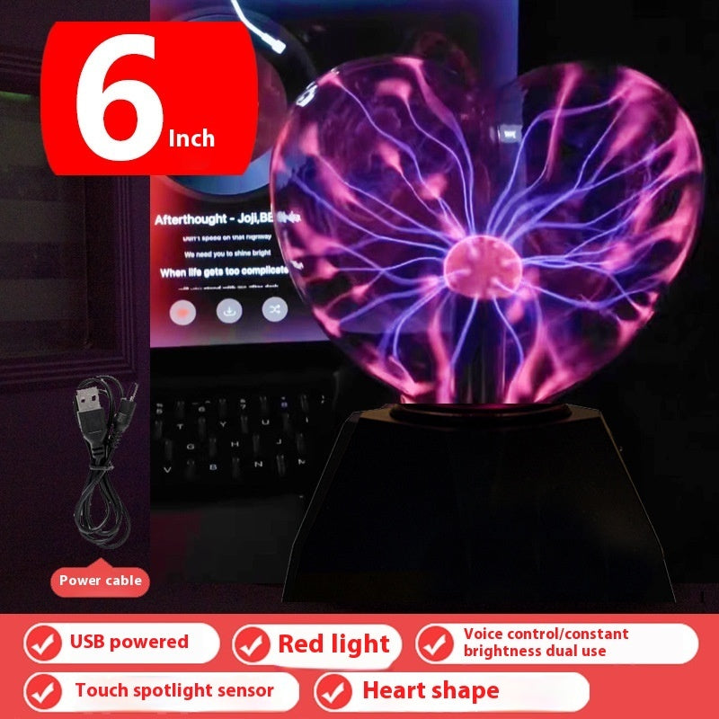 Plasma Lightning Ball Electronic Magic Light Electrostatic Induction Ball Magic Ball With Music 4 Inch 5 Inch  6 Inch - ZEXO 
