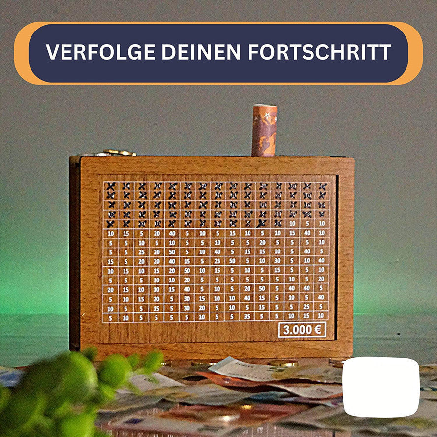 Home Quality Counter Wooden Piggy Bank - ZEXO 