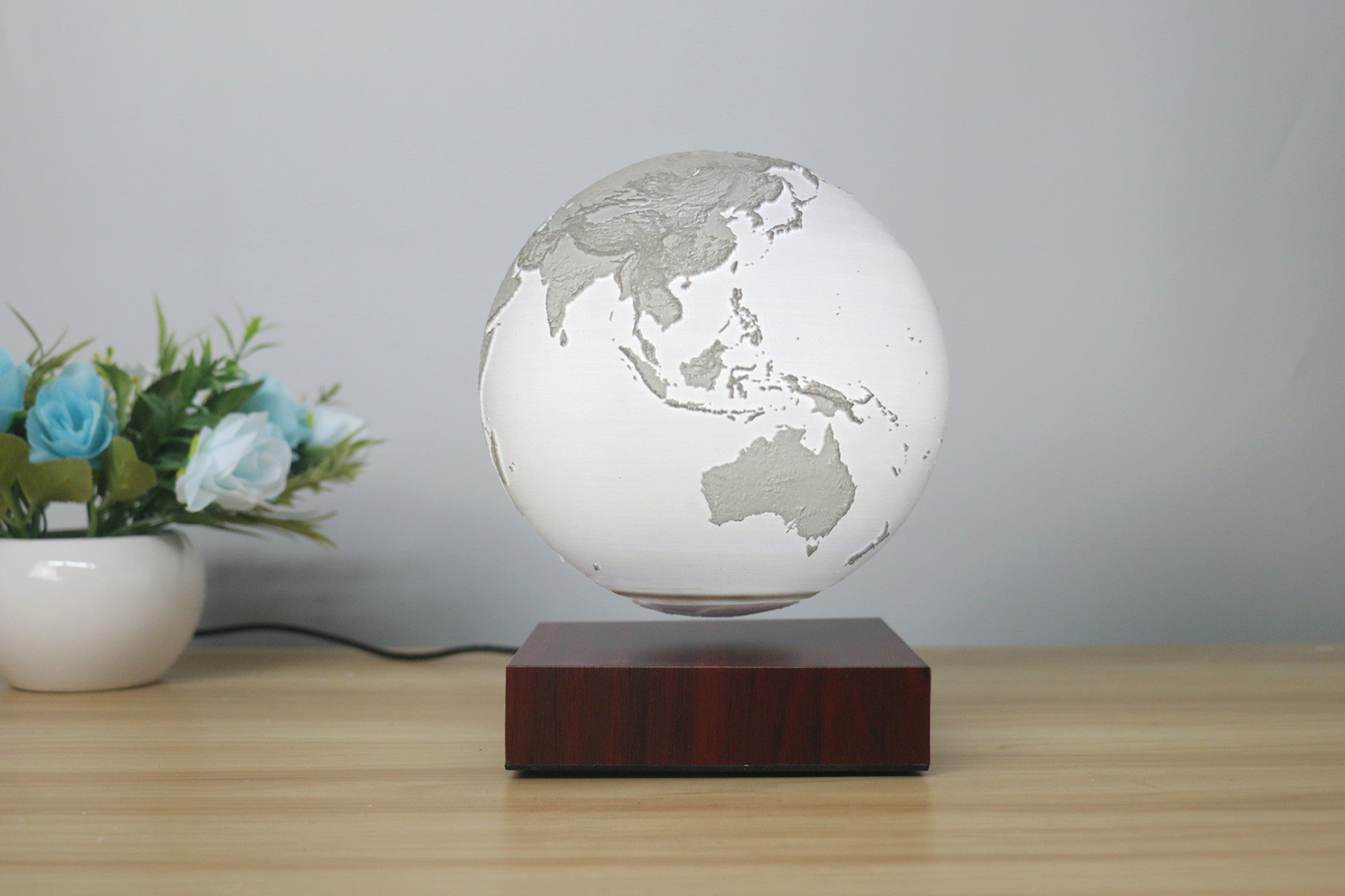 Levitating Earth Jupiter Lamp Magnetic Floating LED Night Light - ZEXO 