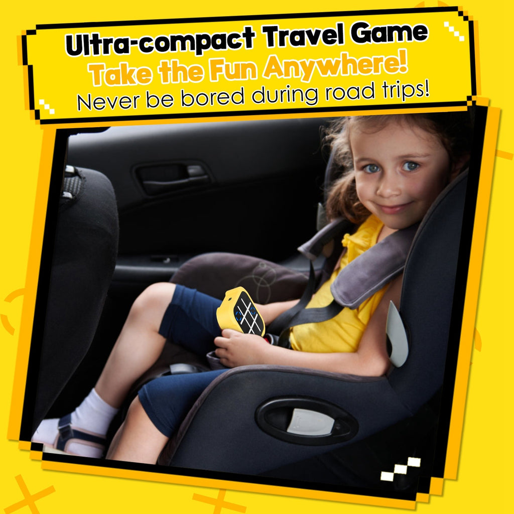 1Pc 3 In 1 Electric Tic Tac Toe Game Memory Flash Whack Mole Game Portable Travel Game Classic Board Games For Adults And Kids Aged Over 3 Years Old - ZEXO 