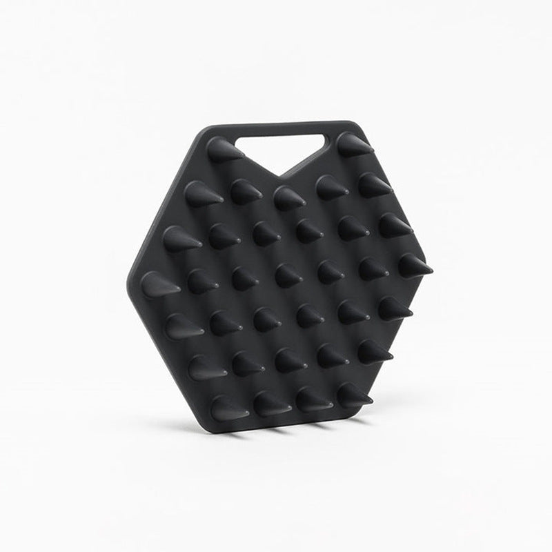 Cleaning And Care Silicone Hair Wash Massage Brush - ZEXO 