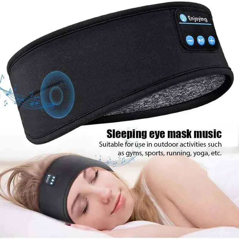Bluetooth Sleep Headband – Wireless Headphones, Built-In Speakers, Comfortable Fabric, 10-Hour Battery Life-ZEXO 