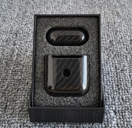 Wireless Bluetooth headset carbon fiber protective case