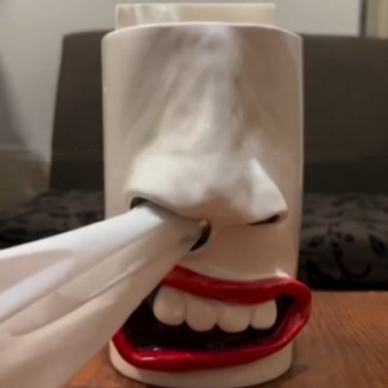 Funny Nose Tissue Box Desktop Decoration Resin Crafts - ZEXO 
