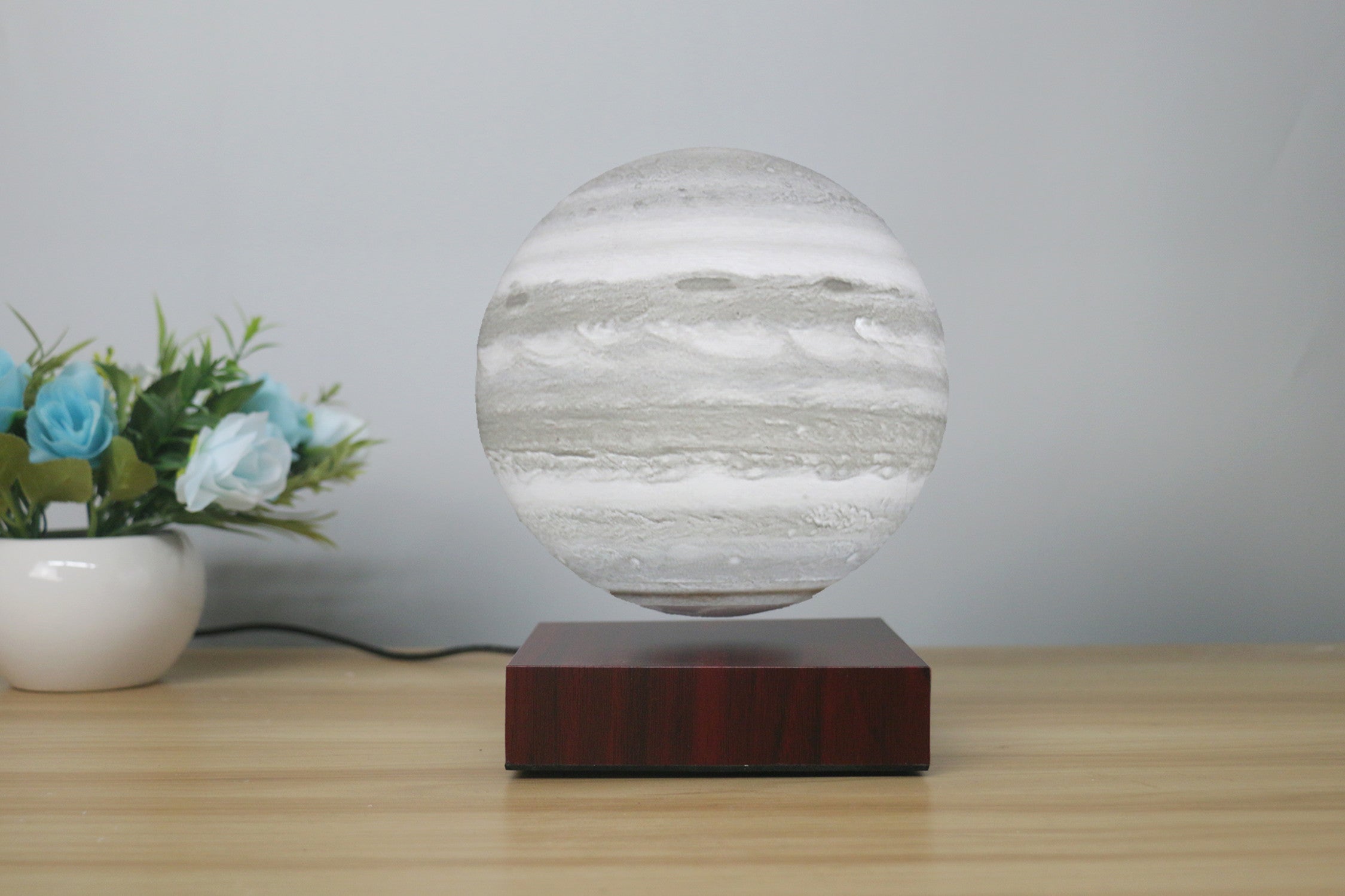 Levitating Earth Jupiter Lamp Magnetic Floating LED Night Light - ZEXO 