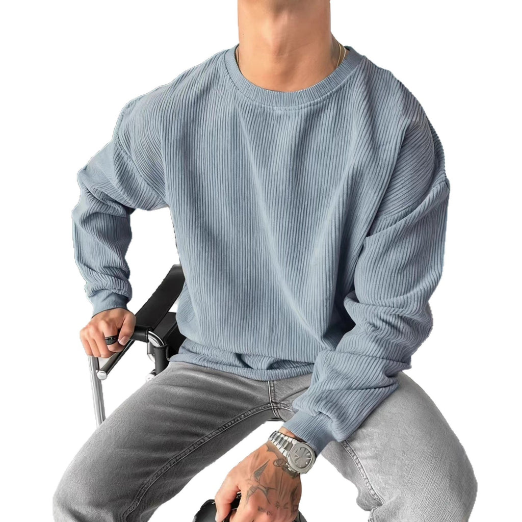 Casual Trends Round Neck Sweater Long Sleeve - ZEXO 