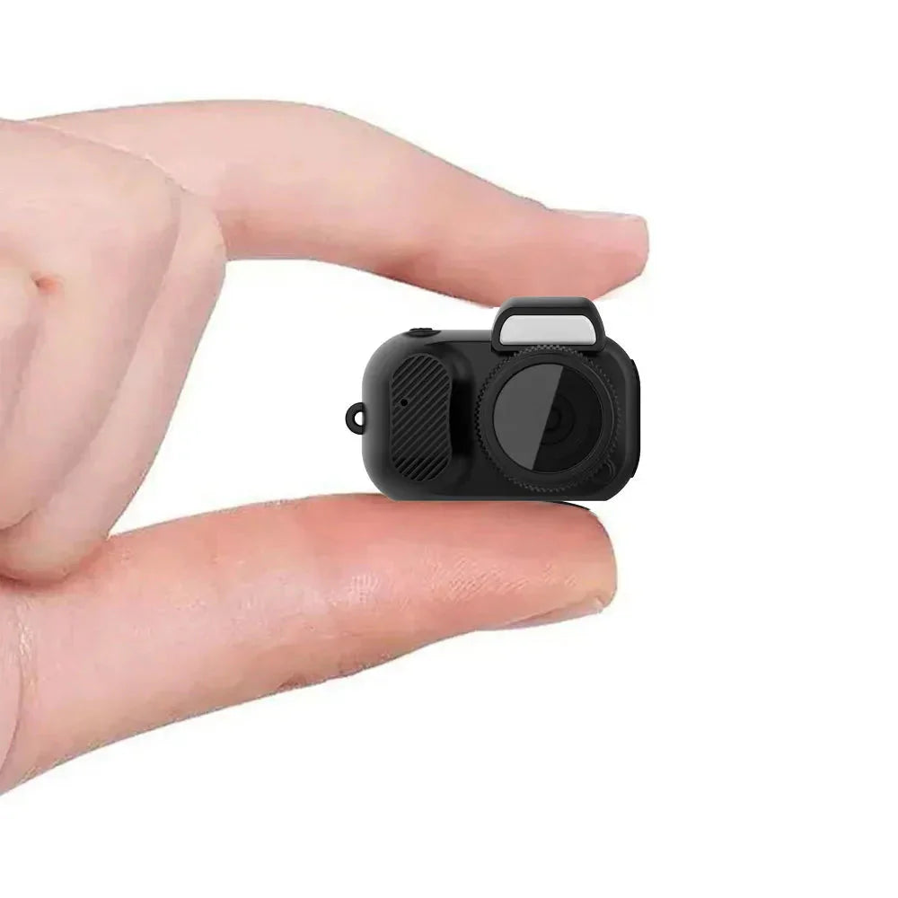 Mini Slr-Shaped 1080P Pocket DV Camera – Portable Body Cam, Action Camera with Display Screen, Loop Recording, & Filters-ZEXO 