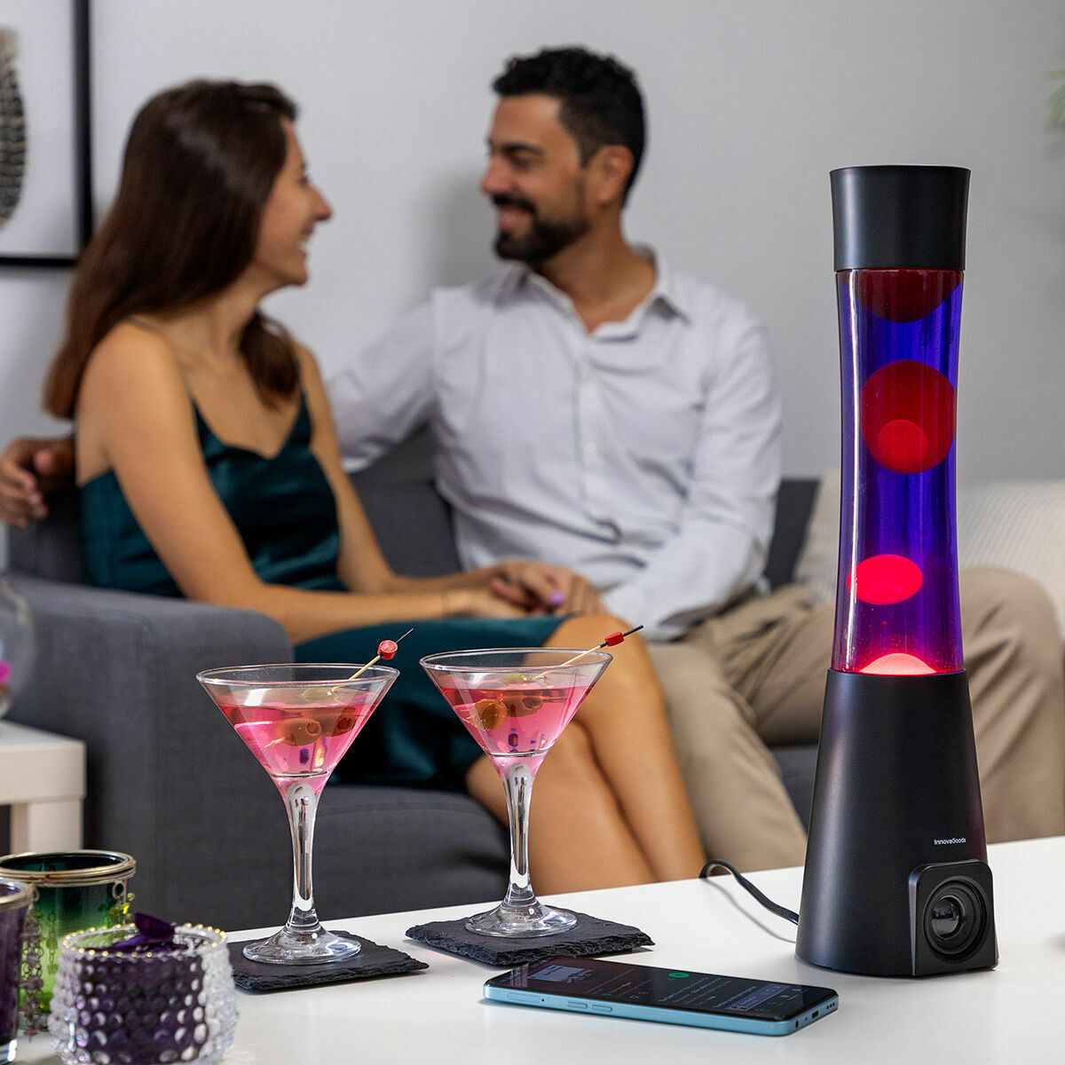 Lava Lamp with Speaker Maglamp InnovaGoods - ZEXO 