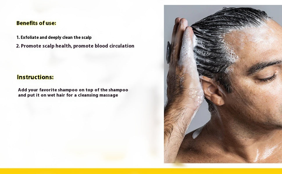 Cleaning And Care Silicone Hair Wash Massage Brush - ZEXO 