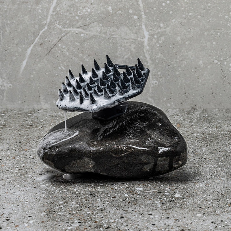 Cleaning And Care Silicone Hair Wash Massage Brush - ZEXO 