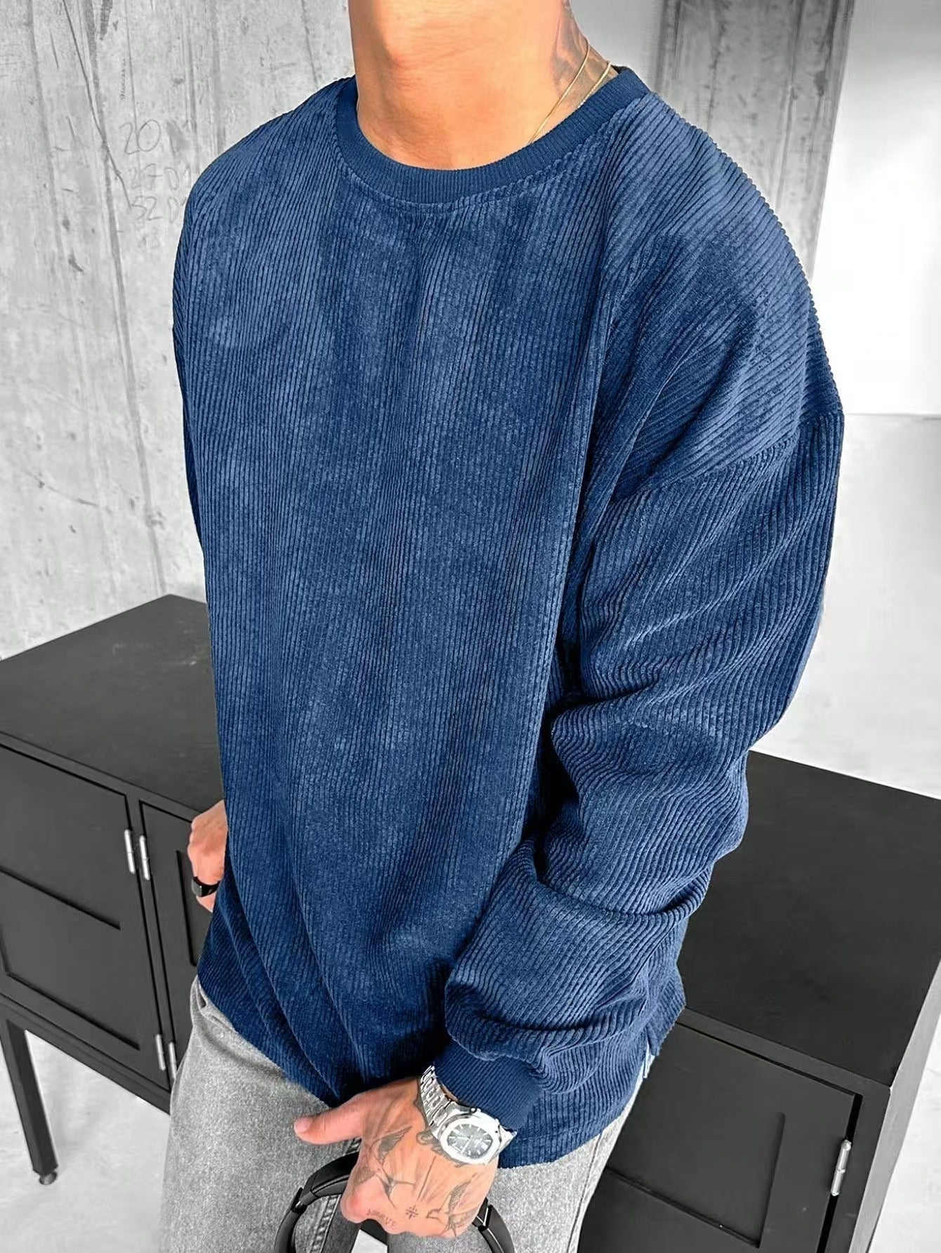 Casual Trends Round Neck Sweater Long Sleeve - ZEXO 