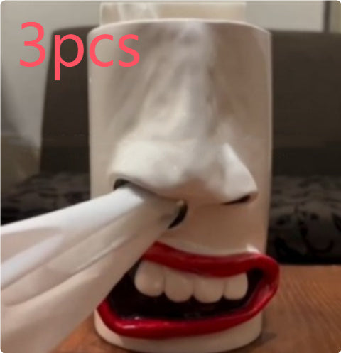 Funny Nose Tissue Box Desktop Decoration Resin Crafts - ZEXO 