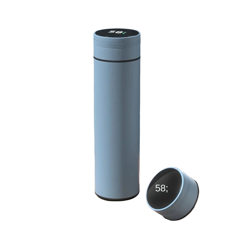 NNEOBA 500ml Smart Thermos Bottle Blue - ZEXO 
