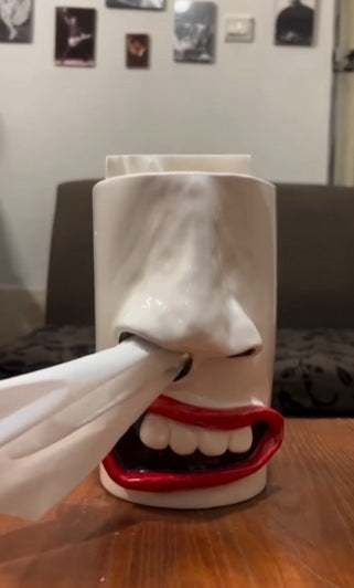Funny Nose Tissue Box Desktop Decoration Resin Crafts - ZEXO 