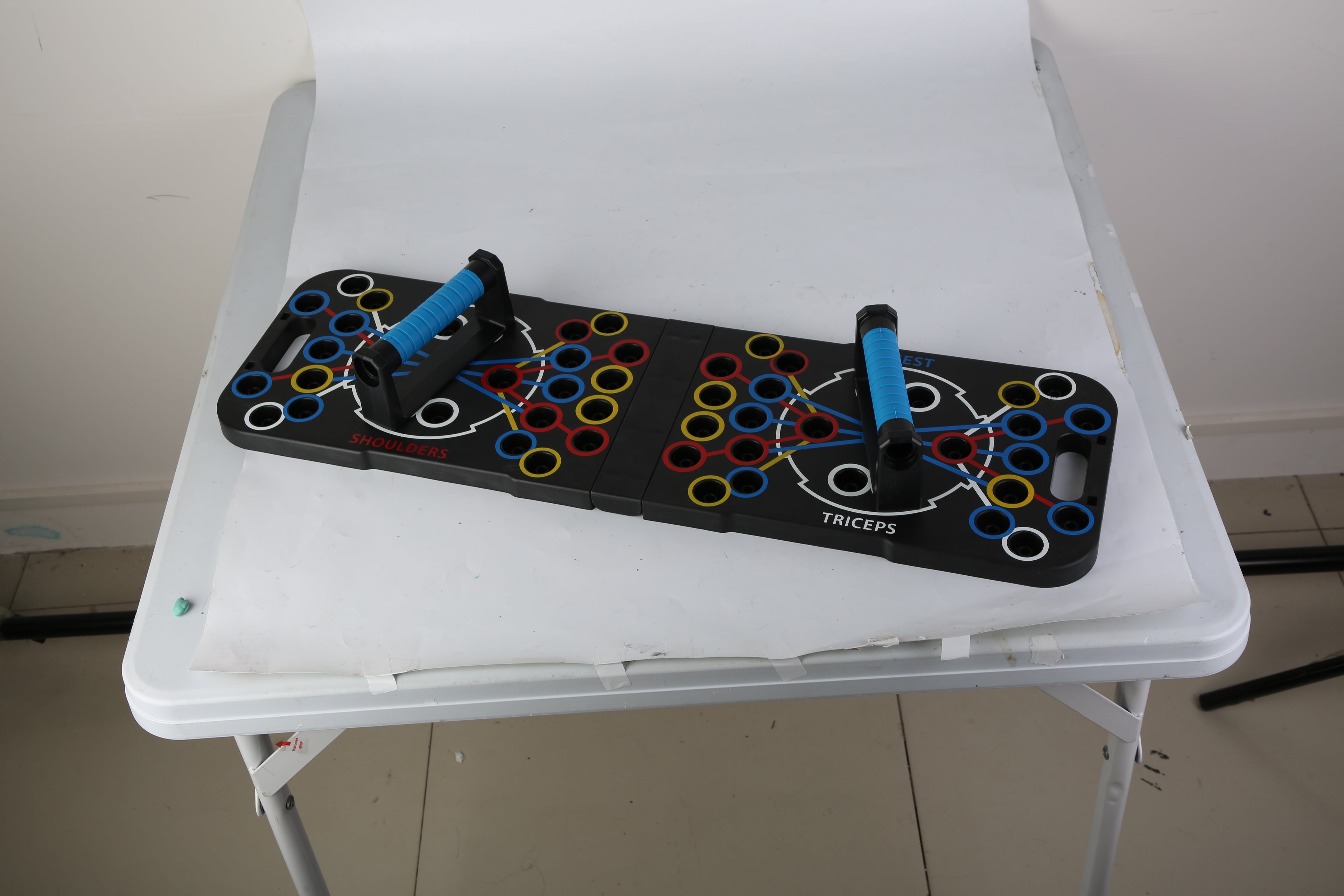 Multifunctional Push Up Board Home Strength Training Equipment With 15 Fitness Accessories Pilates Bar Resistance Band Roller Wheel Full Body Workout Home Gym Equipment - ZEXO 