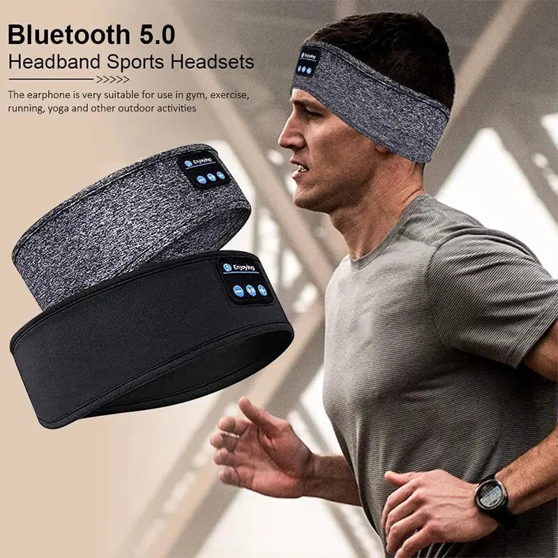 Bluetooth Sleep Headband – Wireless Headphones, Built-In Speakers, Comfortable Fabric, 10-Hour Battery Life-ZEXO 
