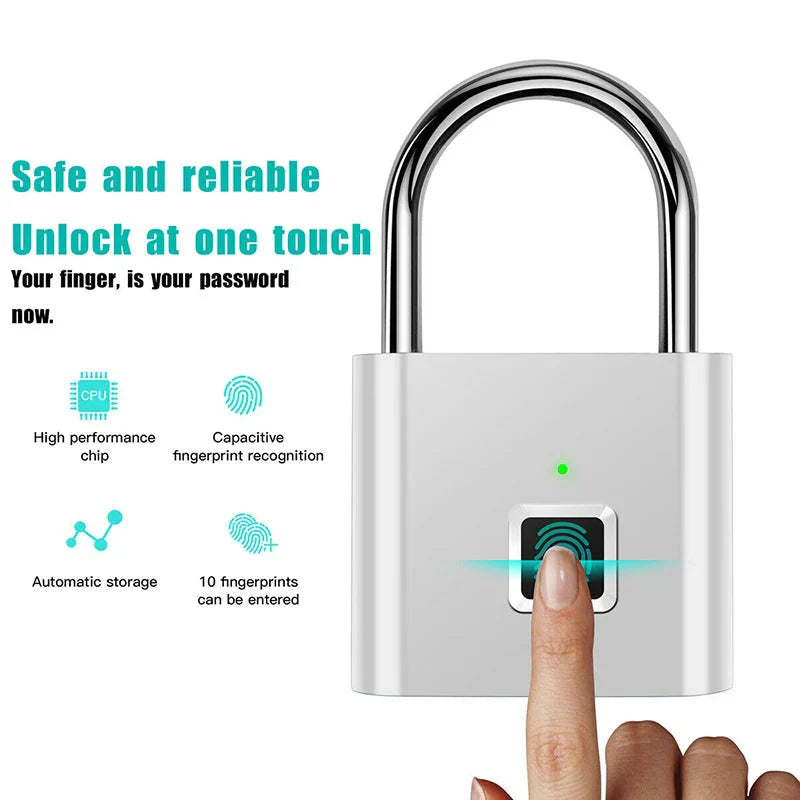 Smart Fingerprint Padlock-ZEXO 