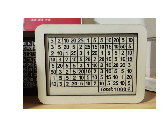 Home Quality Counter Wooden Piggy Bank - ZEXO 