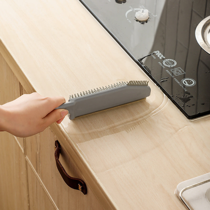 Kitchen Bathroom Countertop Floor Window Silicone Multifunctional All Purpose Cleaning Brush Crevice Brush Scraper Brush Cleaner - ZEXO 