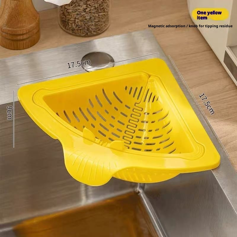 Magnetic Suction Cleaning Food Triangle Drain Basket-ZEXO 