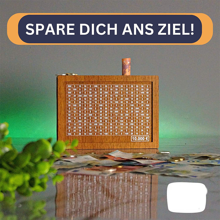 Home Quality Counter Wooden Piggy Bank - ZEXO 