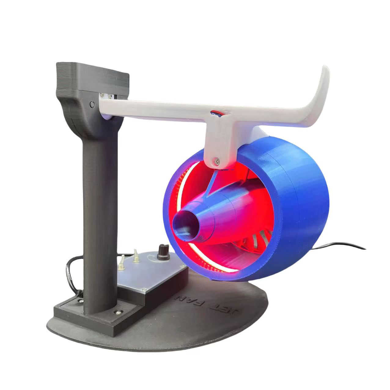 12V Desktop Fan Toy – Mini Engine Turbine Desk Gadget-ZEXO 