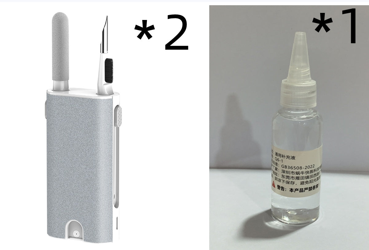 5 In 1 Screen Cleaner Kit Camera Phone Tablet Laptop Screen Cleaning Tools Earphone Cleaning Brush Pen For Office - ZEXO 