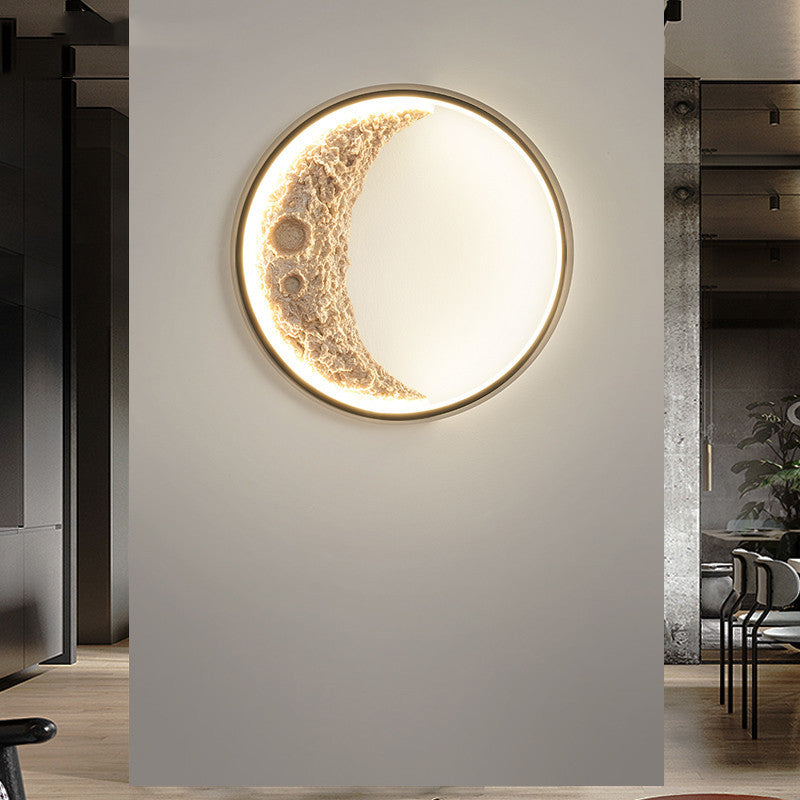 Aisle Living Room Porch Moon Mural Lamp - ZEXO 