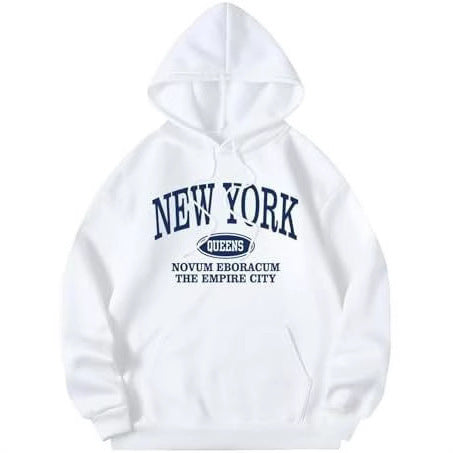 Women's Letter Pattern Hoodie Pullover Sweater - ZEXO 