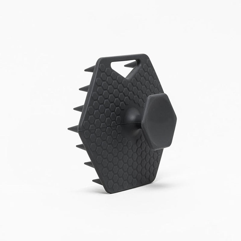 Cleaning And Care Silicone Hair Wash Massage Brush - ZEXO 