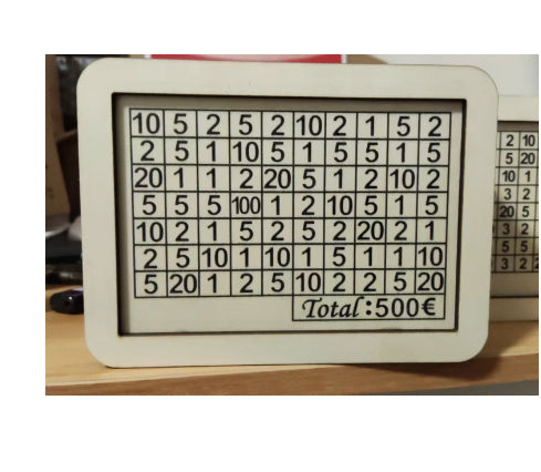 Home Quality Counter Wooden Piggy Bank - ZEXO 