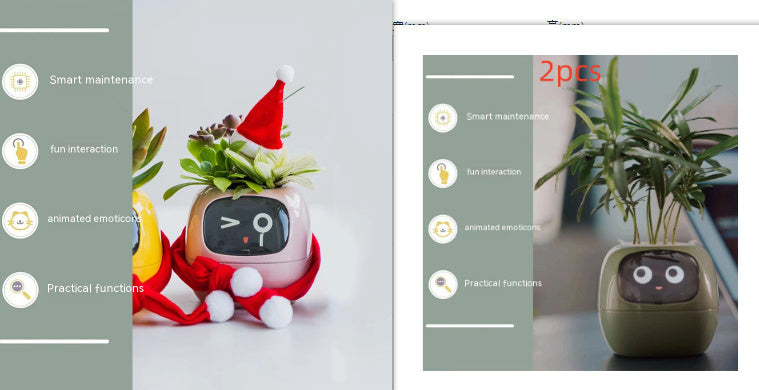 Smart Plant Robot - Automatic Watering & Care Assistant for Indoor Plants - ZEXO 