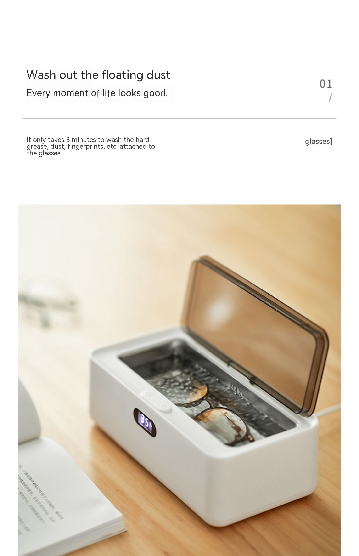 Contact Lens Ultrasonic Cleaning Machine - ZEXO 