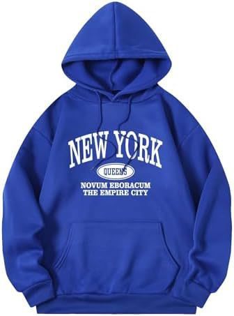 Women's Letter Pattern Hoodie Pullover Sweater - ZEXO 