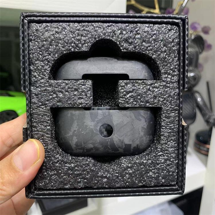Protective Cover Carbon Fiber Forged Bluetooth Earbuds Case - Forging Matte / Airpods3 Generation